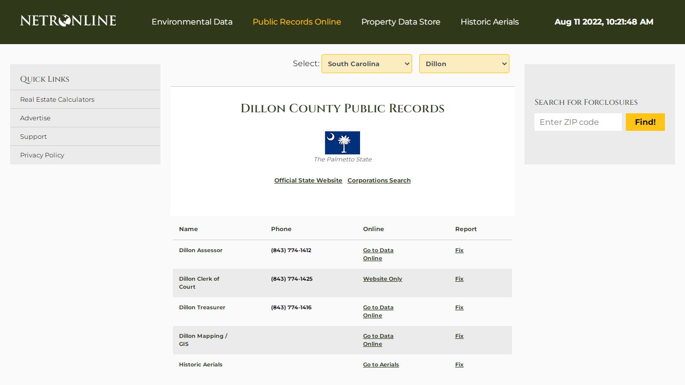 NETR Online • Dillon • Dillon Public Records, Search ...